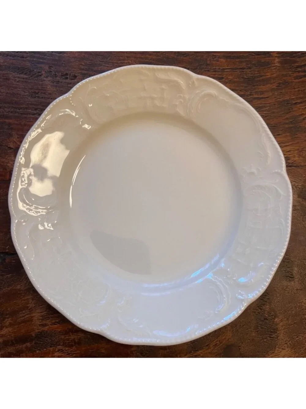 Four Rosenthal Continental White Sanssouci Desert Plates